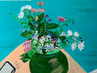 Maleri Svenske blomster.