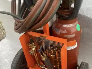 skærebrænder sæt gas og ilt 