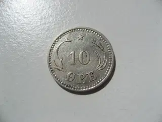Flot delfin sølv 10 øre 1874, den første i serien