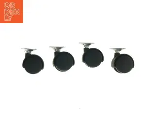 Møbelhjul, 4 styk (str. 3,5 cm x 3,5 cm. 4 styk)