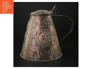Vintage kobberkande (str. H. 23 cm. ø. 19 cm)