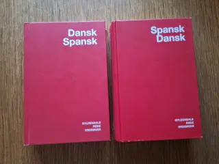 GYLDENDALS RØDE ORDBØGER   DANSK/SPANSK/DANSK 
