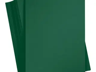 Mørk Grøn A4 Karton 180g - 100 Ark Pr. Pakke