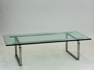 Rektangulært Loungebord (m. Glasplade)