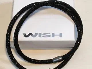 Wish, armbånd, sølv/læder