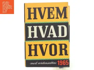 HVEM HVAD HVOR 1965 (Bog)