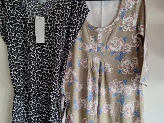 Kjole/tunika, til venstre str. S og til højre str.