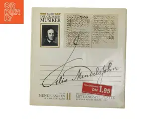 Felix Mendelssohn LP plade fra Bastei
