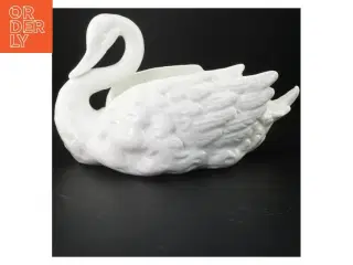 Porcelænsskål i svanedesign (str. 36 cm)