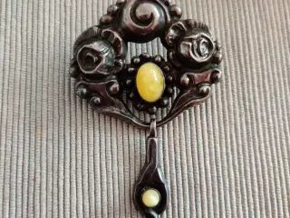  Broche sølv 