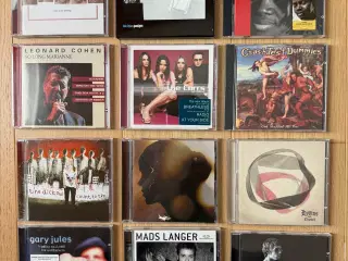 CD'er i flot stand, 27 stk, samlet, evt. enkeltvis