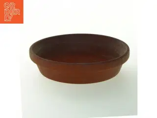 Rund terracotta underskål (str. Ø. 15,5 cm)