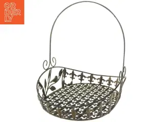 Dekorativ metal kurv (str. 40x30x40 cm)