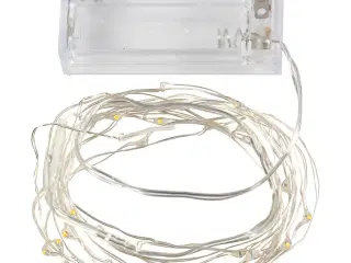 LED lyskæde, L: 3,15 M, sølv, 1 stk.