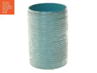 Blå vase (str. 17 cm)