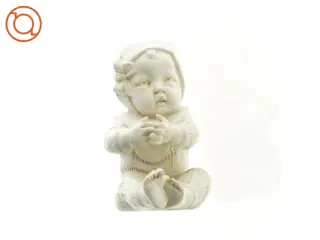 Porcelænsfigur af baby (str. 12 x 6 cm)