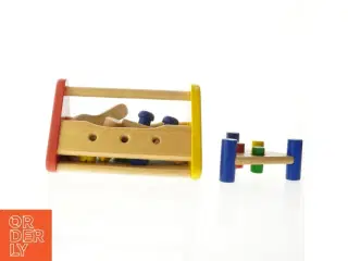 Trælegetøj med klodser (str. 29x18 cm)