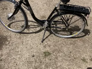 Elcykel med 3 indv. gear