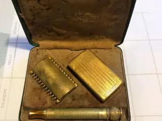 Antik Gillette barbersæt
