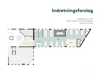 Kontorlejemål på 649 m²