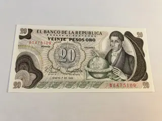 20 Pesos Colombia 1982