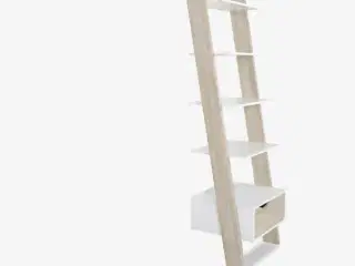 Skråreol med skuffe
