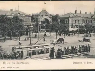 Hilsen fra København - Indgangen til Tivoli -