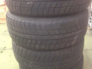 4 stk Stål fælge med dæk