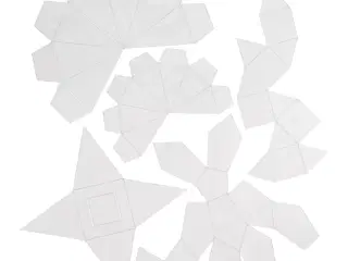 Geometriske Støbeforme - 5 stk. i forskellige højder