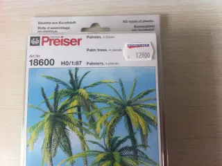 Uåbnet Preiser 18600 HO 1/87 palmetræer