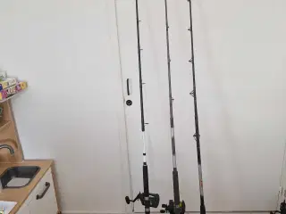 Fiskestænger med Hjul 