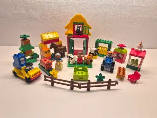 Duplo Bondegård med Dyr samt andet som vist