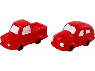 Minifigurer, H: 20 mm, L: 40 mm, rød, 2stk./ 1 pk.