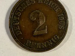2 Pfennig Germany 1908