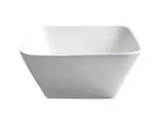 24 stk. Skål firkantet B170 x D170 mm hvid porcelæn