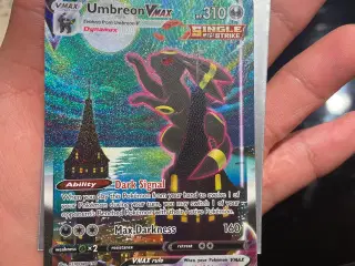 Umbreon Vmax pokemon kort