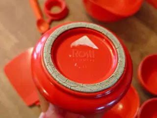 Rosti Mepal Service orange plast køkkenservice