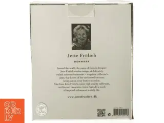 Julepynt, nyt ægte sølvbelagt stort julehjerte fra Jette Frlich (str. 14 cm)