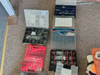 Værksteds Opbevaringsbokse Samling