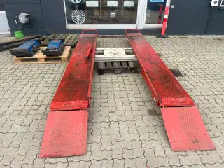 Kørebanehoved til 1 søjlet lift