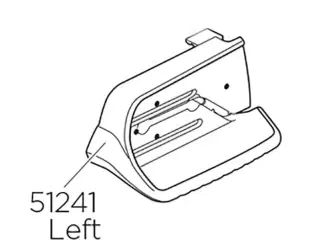 Thule lygte ramme venstre 920/921