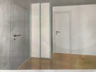 Skydedøre - fejlkøb - sælges uhørt billigt