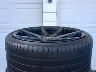BMW 20" næsten nye alufælge Tpms, Nye dæk,