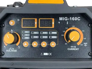 MIG160C CO2 OG MMA SVEJSEVÆRK DIGITALT SYNERGI