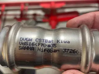 Press fittings 35 mm