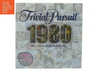 Trivial Pursuit 1980 spil fra Hasbro (str. 27x27 cm)