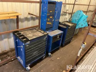 Værktøjsvogne og Værtøjsskab