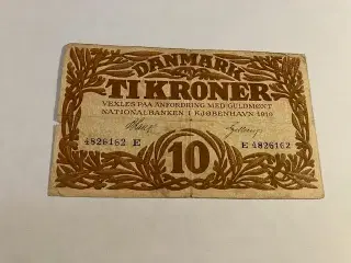 10 Kroner 1919 Danmark