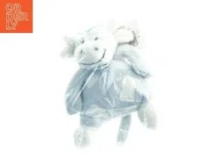 Blå bamse fra Bamse Gaarden (str. 14 x, 9 cm)