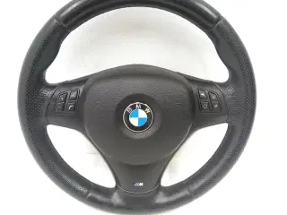Sportsrat M-Technic læder airbag K24392 BMW E87 E90 E91 E92 E93 E81 E82 E87LCI E88 E90LCI E91LCI X1 (E84) E92LCI E93LCI